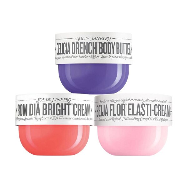 Sol de Janeiro Brazilian Treasures Body Cream Trio Set 3x75mL