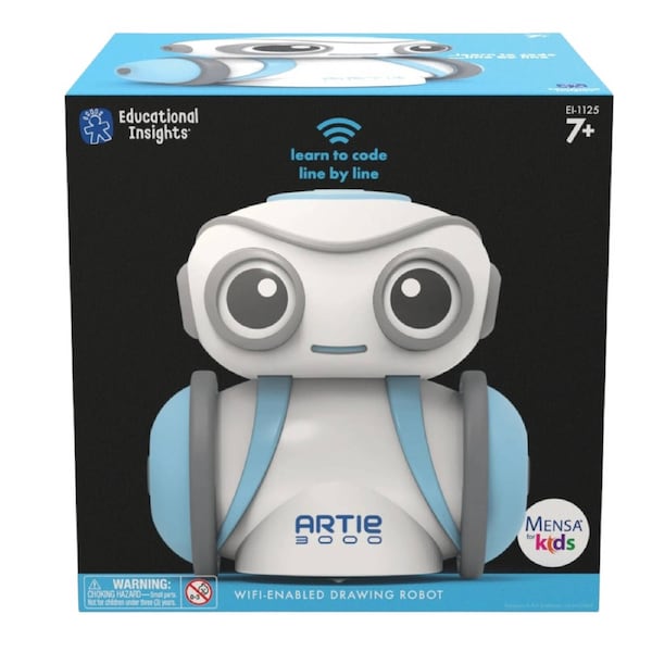 Educational Insights Artie 3000 Wi-Fi Enabled Drawing and Coding Robot