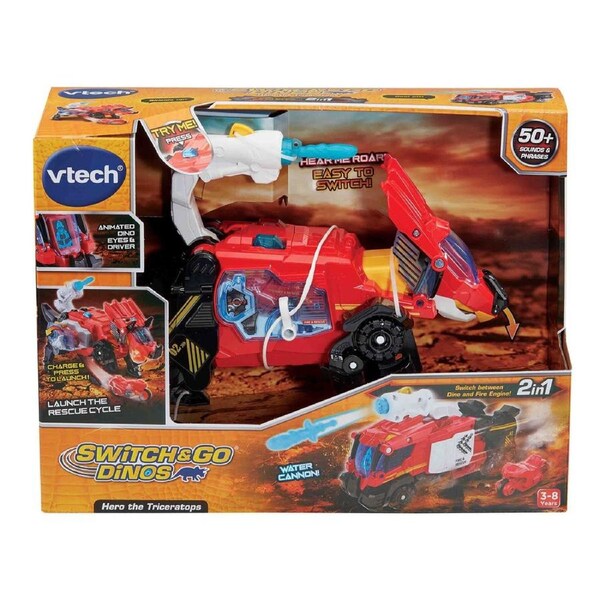 VTech Switch and Go Dinos Hero the Triceratops
