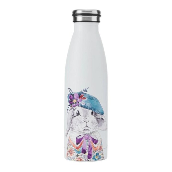Mikasa x Tipperley Hill Rabbit Themed Sleeved Insulated Water Bottle 500mL
