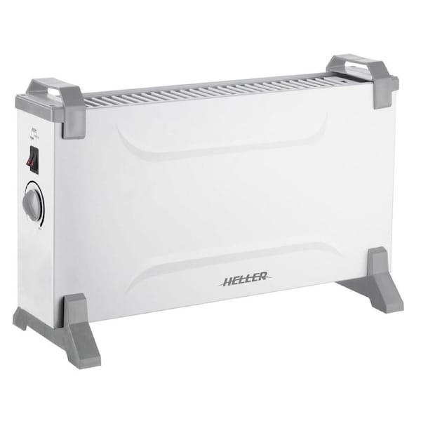 Heller Convection Portable Heater 2000W 3 Heat Settings Adjustable Thermostat