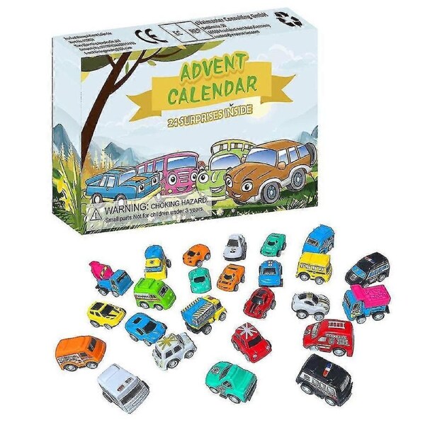 JOYBUY 2025 Construction Truck Christmas Advent Calendar – Blind Box Kit M14