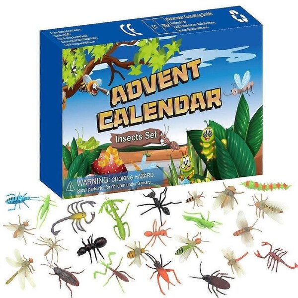 JOYBUY 2025 Insect-Themed Christmas Advent Calendar – Blind Box Kit M11