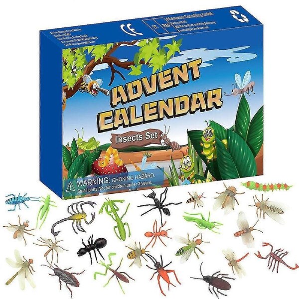 JOYBUY 2025 Insect-Themed Christmas Advent Calendar – Blind Box Kit M11