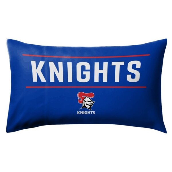 NRL Team Pillow Case - Newcastle Knights - Double Sided - 73 x 48 cm