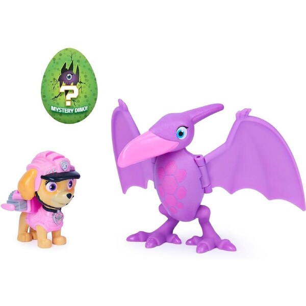 Paw Patrol Dino Rescue Skye & Pterodactyl Action Figure Playset Kids Toy Ages 3+