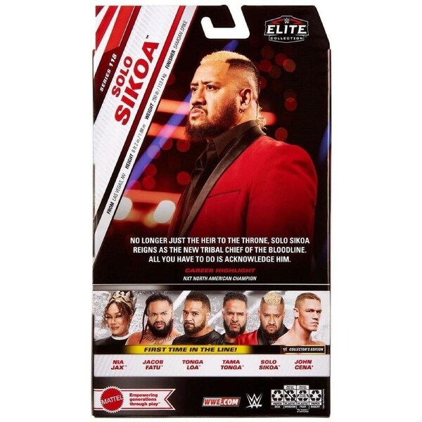 WWE Elite Collection Aciton Figure Series 118 Solo Sikoa