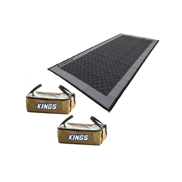 Kings Caravan Floor Mat 5x2.4m + 2x Clear Top Canvas Bag