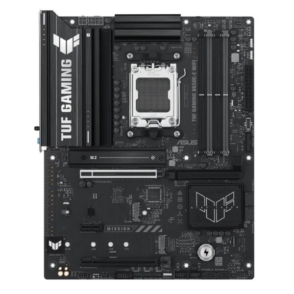 ASUS AMD B650E TUF GAMING B650E-E WIFI (AM5) ATX Motherboard 4x DDR5 256B, 1x PCIe 5.0 x16 slot, 3 x M.2 slots, 4 x SATA, Wi-Fi 6E, Realtek 2.5Gb