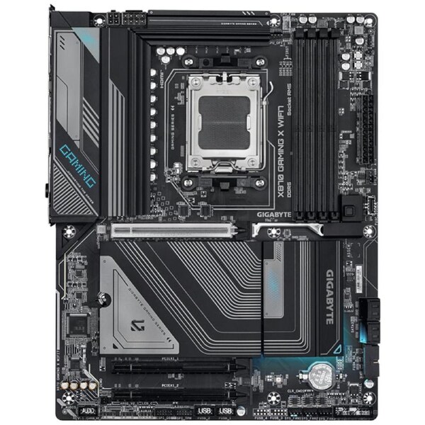Gigabyte X870 GAMING X WIFI7 AMD AM5 ATX Motherboard 4x DDR5~256GB,3x PCIe x16, 3x M.2, 4x SATA 6,4x USB 3.2, 4x USB2.0, 2x USB-C,