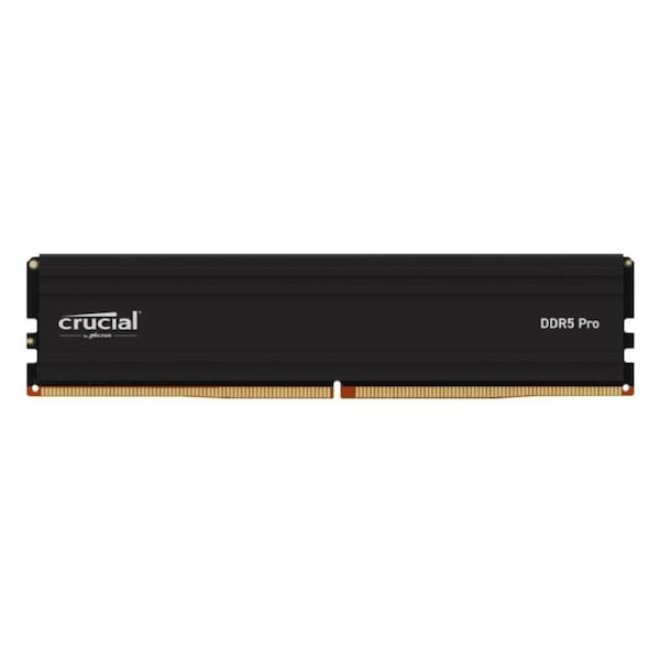 Crucial Pro 16GB (1x16GB) DDR5 UDIMM 5600MHz CL46 Black Heat Spreader Support Intel XMP AMD Ryzen for Desktop PC Gaming Memory