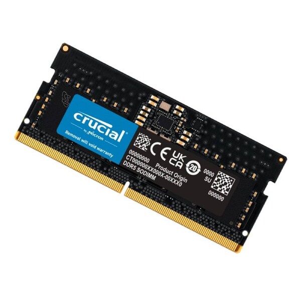 Crucial 32GB (1x32GB) DDR5 SODIMM 5600MHz CL46 Notebook Laptop Memory ~CT32G48C40S5