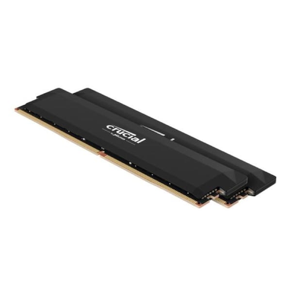 Crucial Pro 64GB (2x32GB) DDR5 UDIMM 6000MHz CL40 Black Heat Spreader Support Intel XMP AMD Ryzen for Desktop PC Gaming Memory