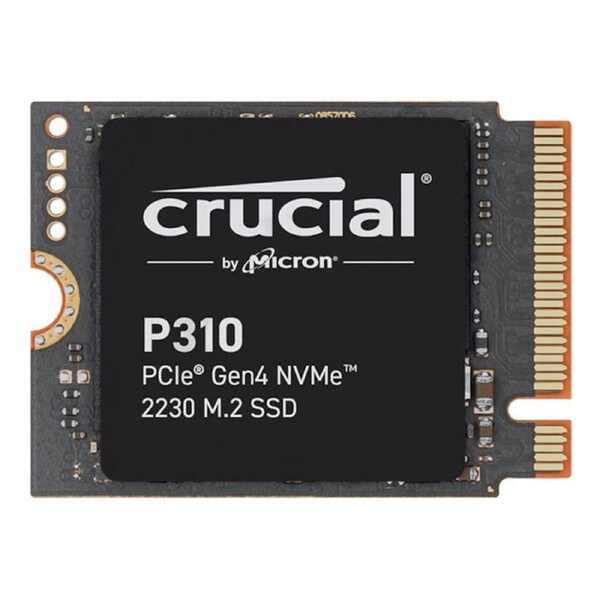 Crucial P310 1TB M.2 2230 NVMe SSD 7100/6000 MB/s 1M IOPS 220TBW 2M MTTF for MS Surface Pro Valve Steam Deck Asus Rog Ally Lenovo Legion Go MSI Claw