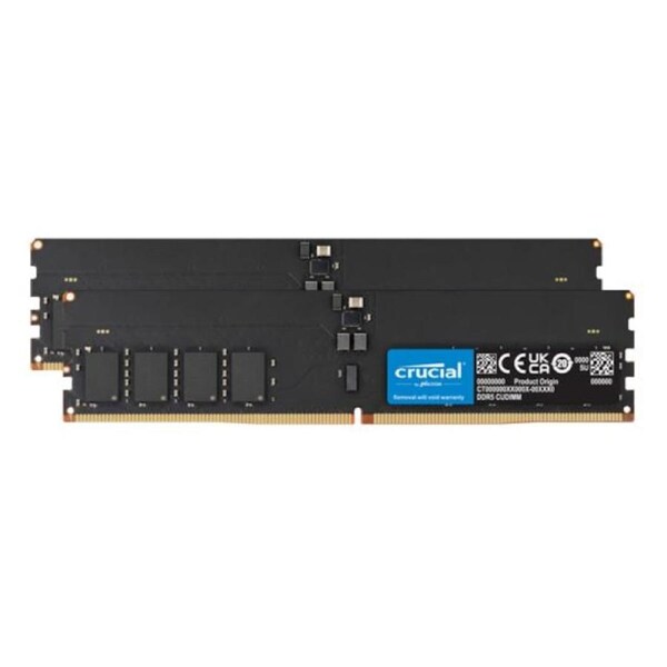 Crucial 64GB (2x32GB) DDR5 CUDIMM 6400MHZ CL52 Desktop PC Memory for Intel Core Ultra Processors AI PC