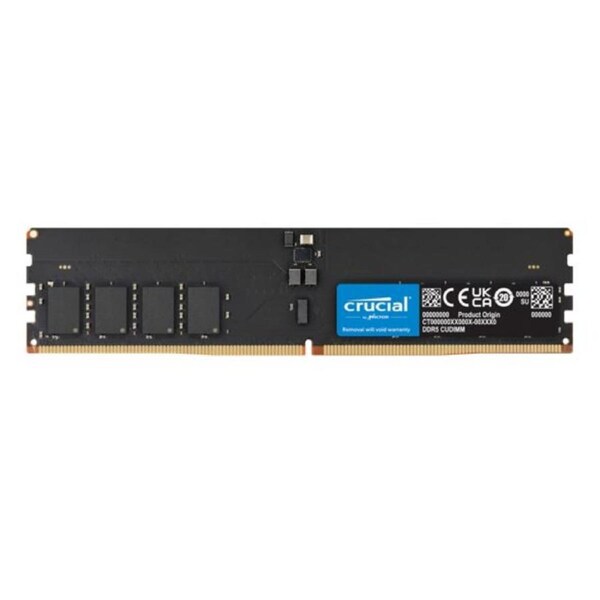 Crucial 32GB (1x32GB) DDR5 CUDIMM 6400MHZ CL52 Desktop PC Memory for Intel Core Ultra Processors AI PC