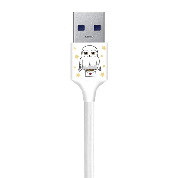 Blazing Creations USB to Type-C Charging Cable Harry Potter 02 White