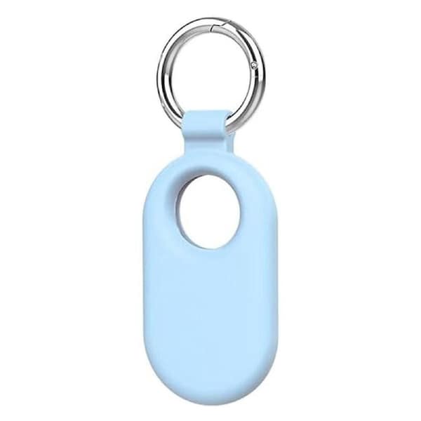 Samsung Galaxy SmartTag2 Case Protective Silicone Smart Tag 2 with Key Ring Blue