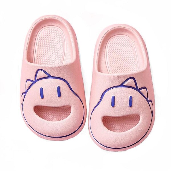 Nevenka Kids Slide Sandals Thickened Sole Ergonomic Slippers for Outdoor-Pink 20