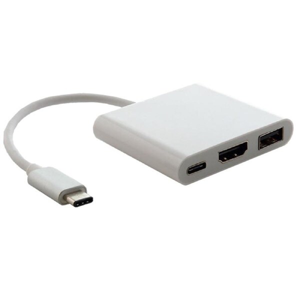Astrotek USB 3.1 USB-C HDMI USB-A Hub Cable for Apple MacBook Chromebook Pixel