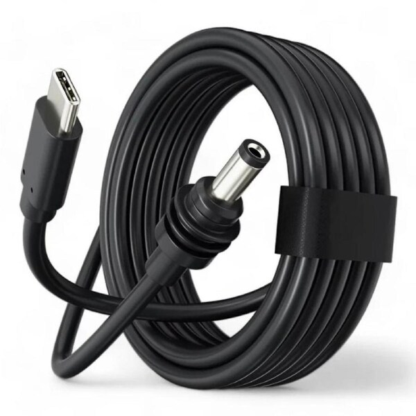 ChargeCore 3m USB C to DC 100W Cable for Starlink Mini Grey Durable