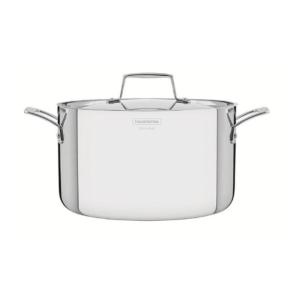 Tramontina Grano 24cm 5.8L Stainless Steel Deep Casserole