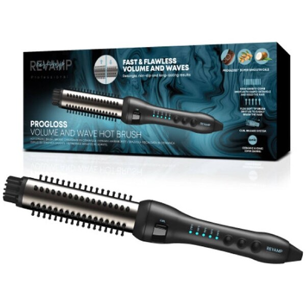 Homedics Progloss Volume & Wave Hot Styling Brush