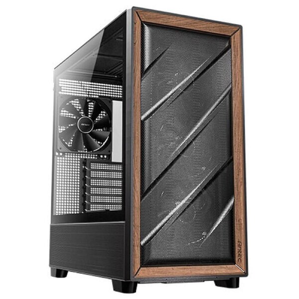 Antec Flux Black Excellent Airflow Tempered Glass Mid Tower Case [FLUX-BK]