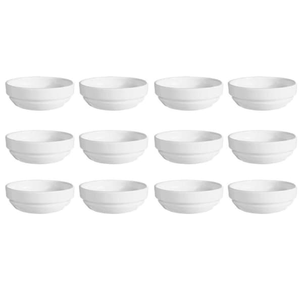 Australian Fine China Flinders Stackable Soup Bowl 113mm - Set of 12
