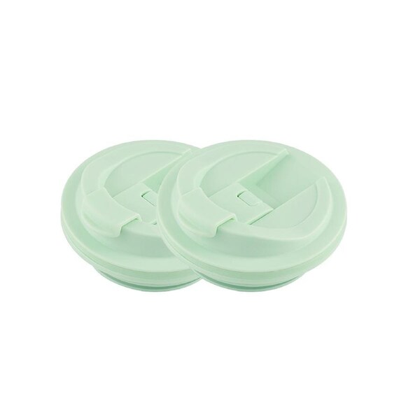 2PK Sprinkler Luna Bottles Replacement Lid Bottle Cap Soft Mint
