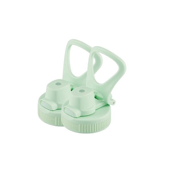 2PK Sprinkler Alfie Bottles Replacement Lid Bottle Cap Soft Mint