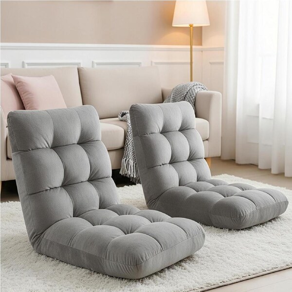 Artiss 2X Floor Chair Lounge Sofa