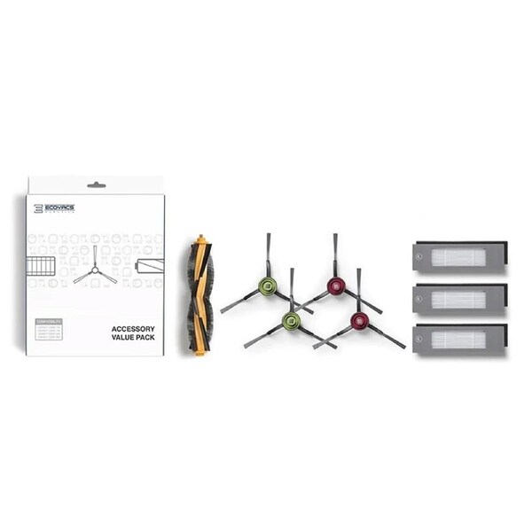 Ecovacs Deebot Ozmo Accessory Value Kit (For 920/950/T5/N8/T8/T9/N10/NEO) Black
