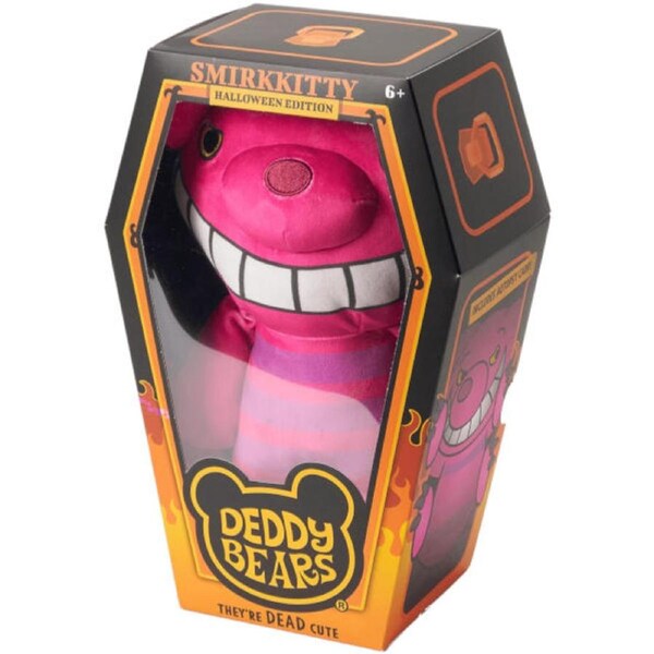 Deddy Bears Halloween Series 1 Large Plush in Coffin Smirkkitty
