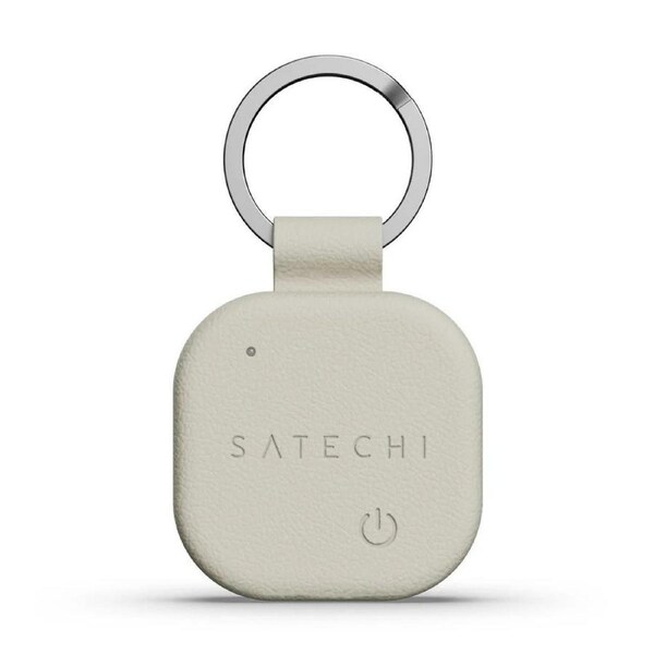 Satechi Vegan-Leather FindAll Keychain (Sand)