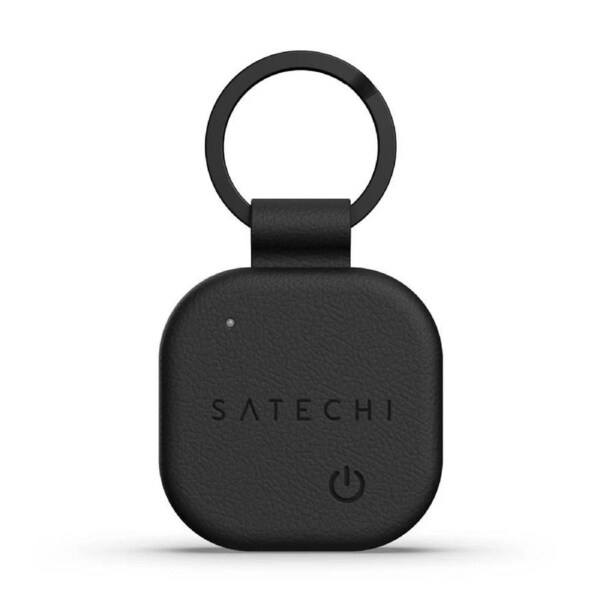 Satechi Vegan-Leather FindAll Keychain (Black)
