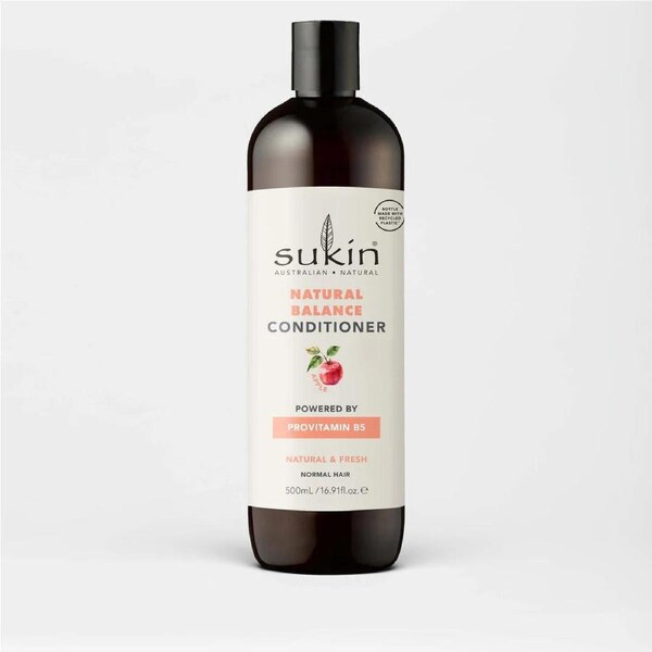 Sukin APPLE NATURAL BALANCE CONDITIONER - FRUITY HAIRCARE - 500ML