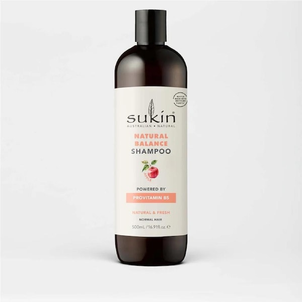 Sukin APPLE NATURAL BALANCE SHAMPOO - FRUITY HAIRCARE - 500ML