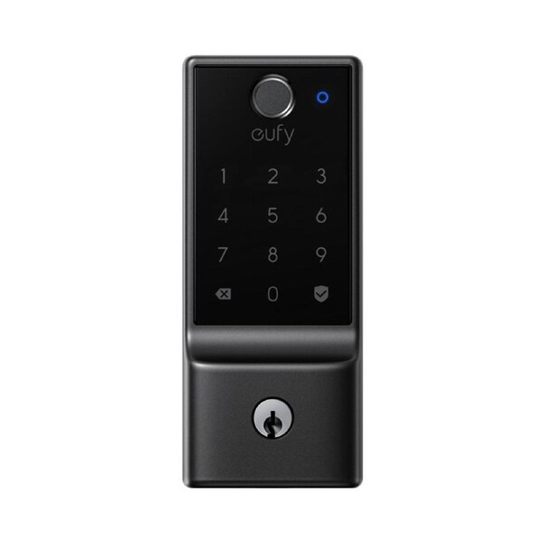Eufy SMART LOCK E31 - Fingerprint Keyless Entry Door Lock with Apple Home Ecosystem, for Front Door or Back, Supports Matter, Apple Home, Alexa, Google, 10000mAh Battery, Auto Lock