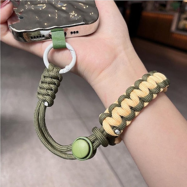 4 Pack Phone Lanyard Hanging Carried Twist Rope Anti-loss Wrist Straps Band