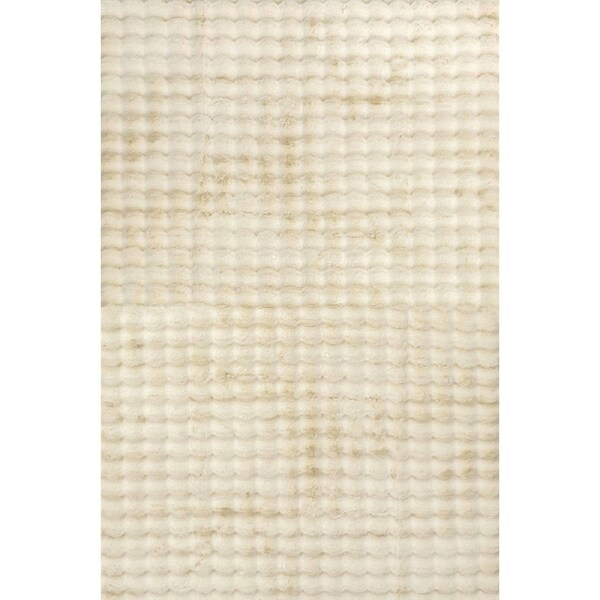 Rug Culture Bubble Washable Rug Natural 140X70CM