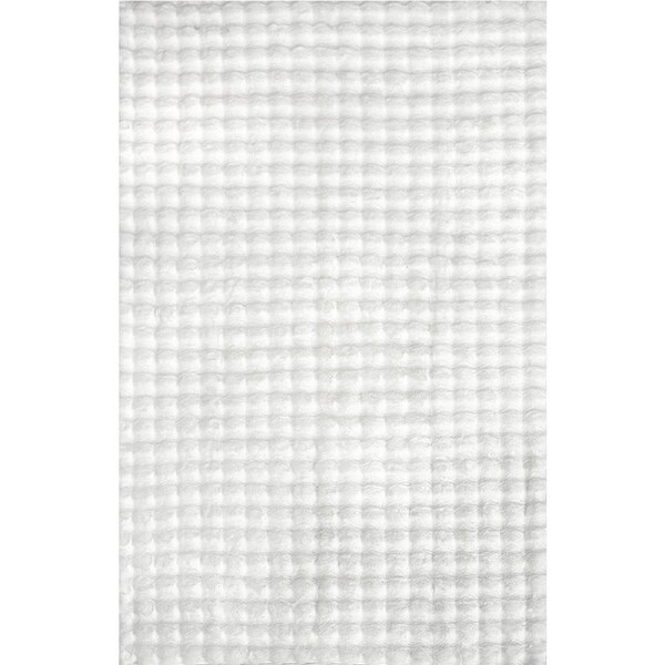Rug Culture Bubble Washable Rug White 220X150CM