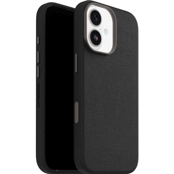 OtterBox Symmetry Cactus Leather Case For iPhone 17 - Noir Ash Black