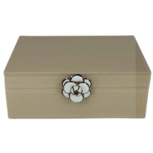Russell Collection - Ecru Camellia Jewellery Box