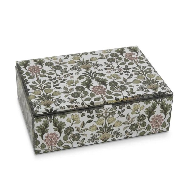 Russell Collection - Bouquet Glass Jewellery Box