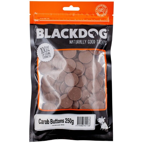 Black Dog Carob Drops 250g