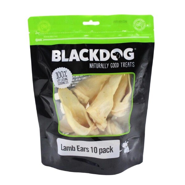 BLACK DOG LAMB EARS 10PK