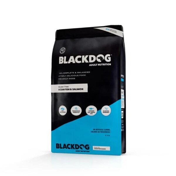 Black Dog Adult Salmon Ocean Fish Rice & Vegetables 9kg
