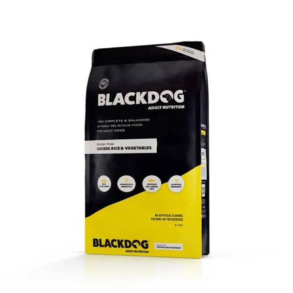 Black Dog Adult Chicken Rice & Vegetables 9kg