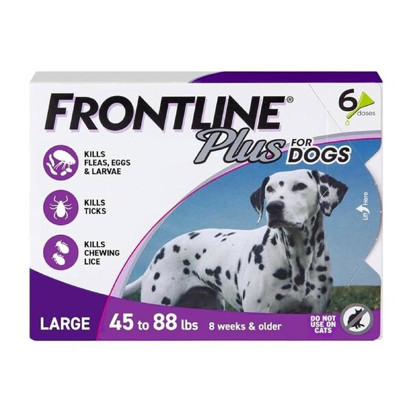 Frontline Plus Dog 20-40kg Lge 6pk Purple